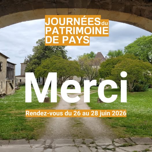 Journées du Patrimoine de Pays 2026 -